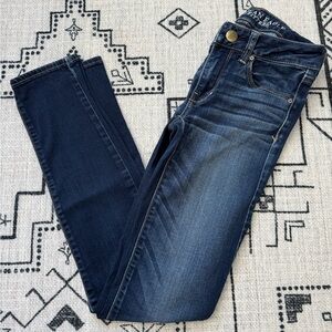 American Eagle Outfitters Blue Skinny Jeans Premium Denim